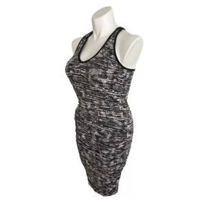 Athleta Maxi Striped Ruched Racerback Dress Medium